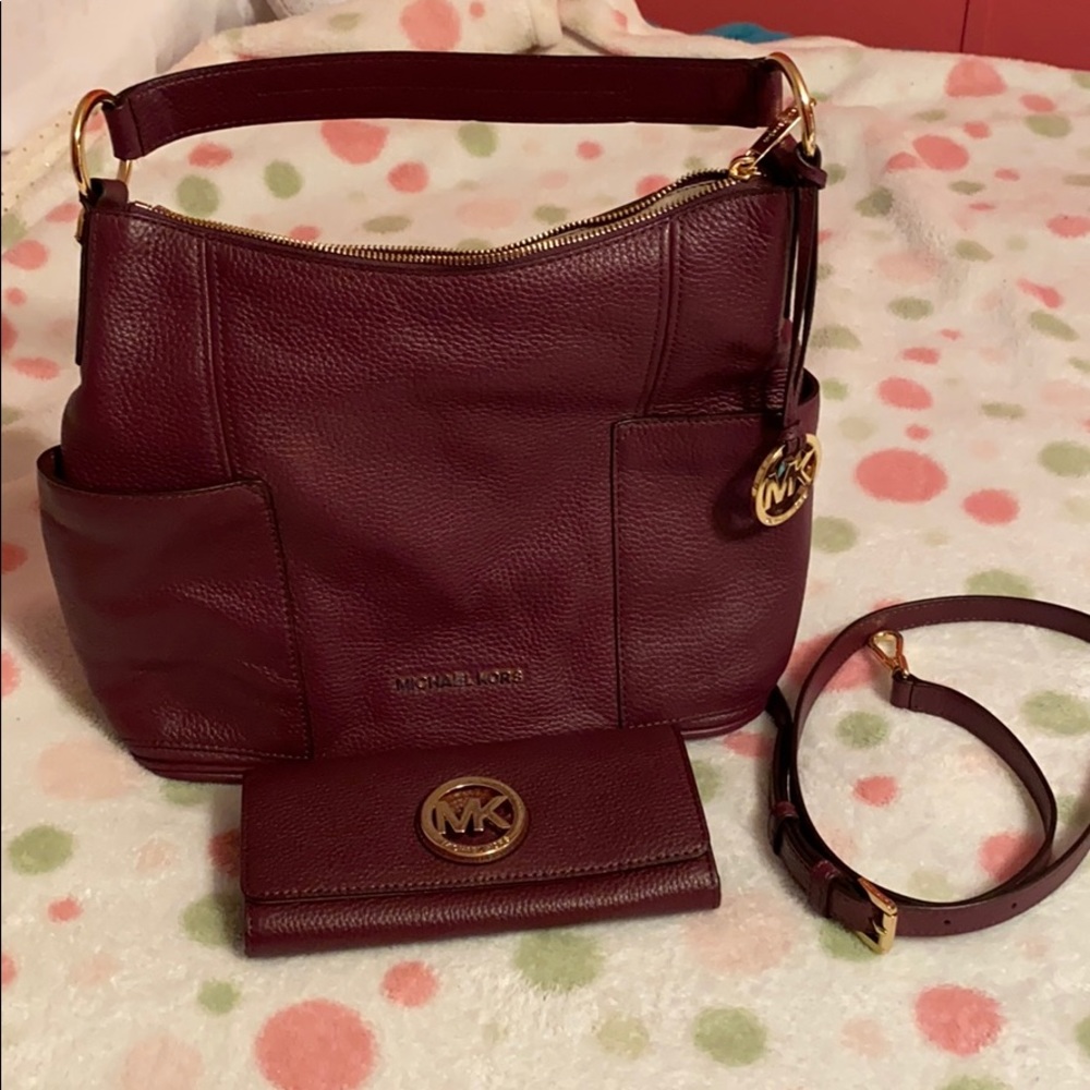 Michael Kors and matching wallet
